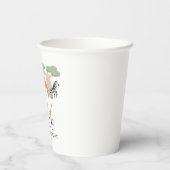 Wild One Safari Thema Party Cups Papieren Bekers (Achterkant)