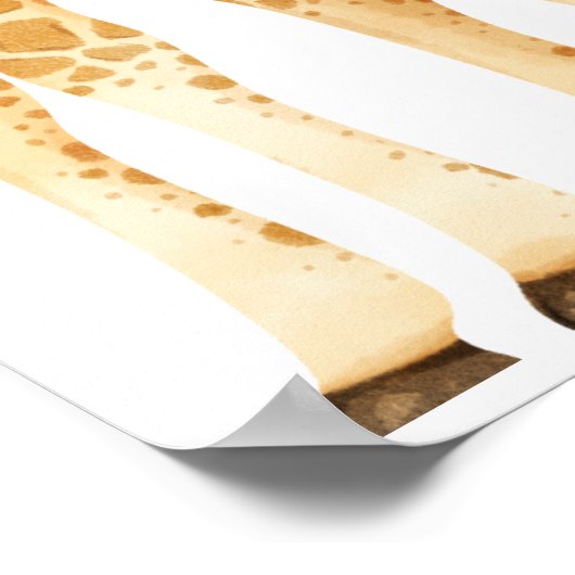 Wild One Safari Theme First Birthday Poster (Hoek)