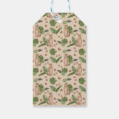 Wild One Safari Tropic Birthday Dank je Label Cadeaulabel (Achterkant)