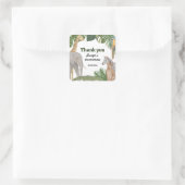 Wild One Safari Tropic Birthday Sticker (Tas)