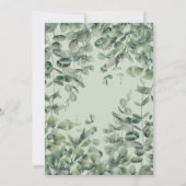 Wild One Safari Woodland 1e verjaardag Uitnodiging (Achterkant)