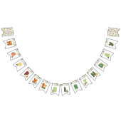 Wild One Safari Zoo Animal Birthday Party Vlaggetjes (Alle)