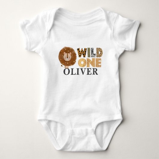 Wild One Schattige Lion King Romper (Voorkant)