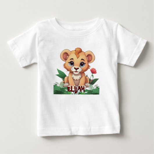 Wild One Schattige Lion Oerwoud Theme (Voorkant)