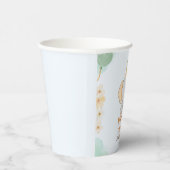 Wild One Schattigee olifant 1e verjaardag Papieren Bekers (Rechts)