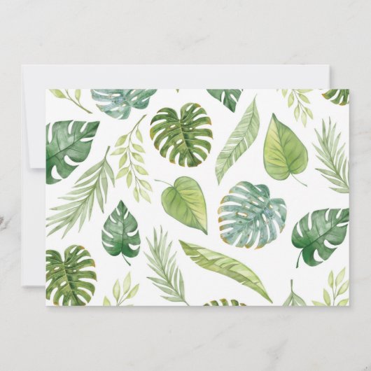 Wild One Schattigee Safari Dieren Verjaardagsuitno Kaart (Achterkant)