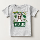 Wild One Sloth 1st Birthday (Voorkant)