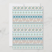 "Wild One"-stammenBaby shower Kaart (Achterkant)