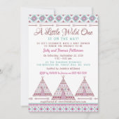 "Wild One"-stammenBaby shower Kaart (Voorkant)