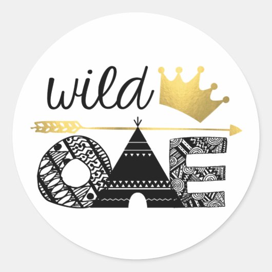 Wild One Sticker (Voorkant)
