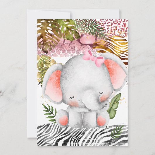 Wild One Theme Birthday Uitnodiging (Achterkant)