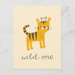 Wild One Tiger Cat Briefkaart