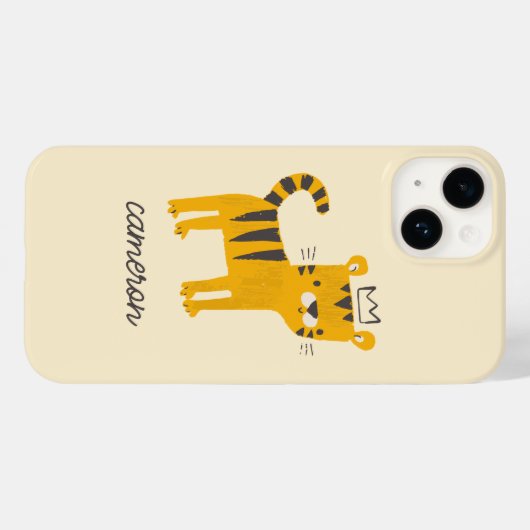 Wild One Tiger Cat Case-Mate iPhone Case (Achterkant (horizontaal))