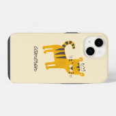 Wild One Tiger Cat iPhone Hoesje (Achterkant horizontaal)