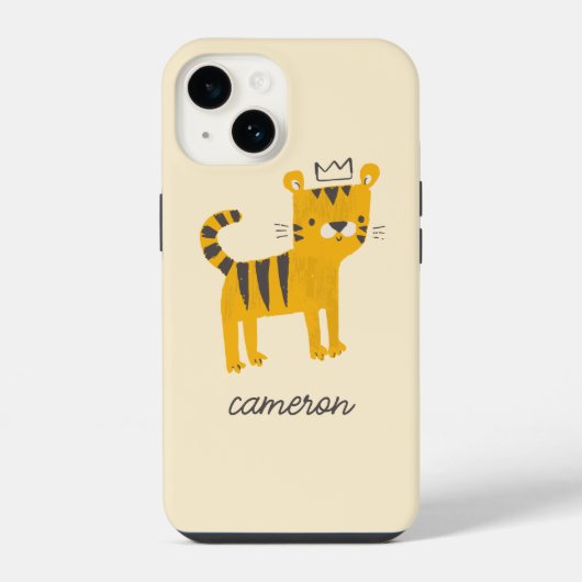 Wild One Tiger Cat iPhone Hoesje (Achterkant)