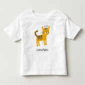 Wild One Tiger Cat Kinder Shirts (Voorkant)