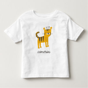 Wild One Tiger Cat Kinder Shirts