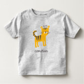 Wild One Tiger Cat Kinder Shirts (Voorkant)