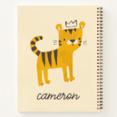 Wild One Tiger Cat Notitieboek (Achterkant)