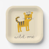 Wild One Tiger Cat Papieren Bordje