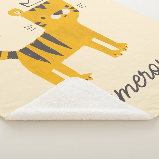 Wild One Tiger Cat Sherpa Deken (3/4)