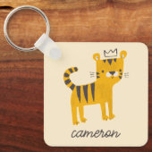 Wild One Tiger Cat Sleutelhanger (Voorkant)