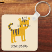 Wild One Tiger Cat Sleutelhanger (Achterkant)