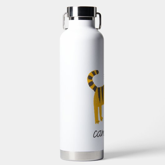 Wild One Tiger Cat Waterfles (Voorkant)