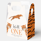 Wild One Tiger Kinderverjaardag Favoriete Box Bedankdoosjes (Geopend)