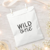 Wild One Treat Favor Bag Bedankzakje (Geknipt)