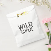 Wild One Treat Favor Bag Bedankzakje (Gezegeld)