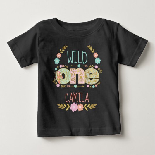 Wild One Tribal | Boho Birthday Girl (Voorkant)