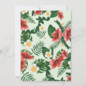 Wild One Tropical Exotic Parrots Boy 1st Birthday Kaart (Achterkant)