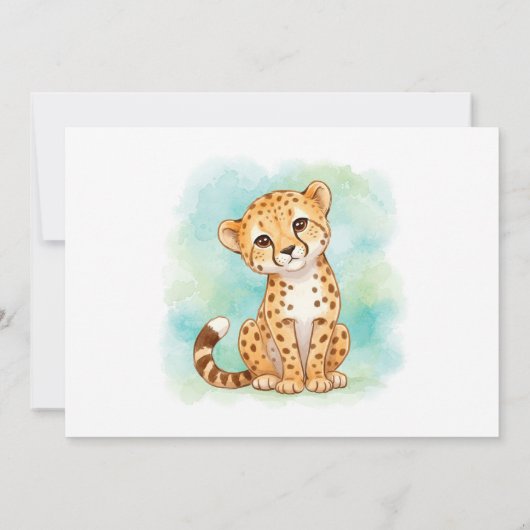 WILD ONE-UITNODIGING KAART (Achterkant)