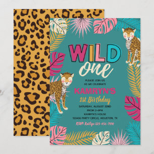 Wild ONE Uitnodiging   Uitnodiging van Girl Wild O