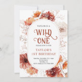 Wild One Verjaardag | 1e verjaardag Kaart (Voorkant)