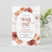 Wild One Verjaardag | 1e verjaardag Kaart (Staand voorkant)