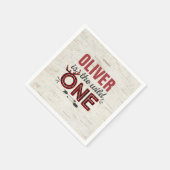 Wild One Verjaardag Party Napkin Lumberjack Wild O Servetten (Hoek)