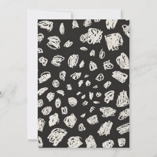 Wild ONE Verjaardag Uitnodiging Jongen Wilde Dinge (Achterkant)