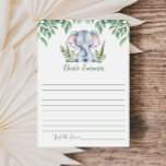 Wild ONE Verjaardagsfeesttijd Capsule Note Kaart<br><div class="desc">Leg de herinneringen van je kleintje's Wild ONE verjaardagsfeestje vast met deze charmante Time Capsule Note Kaart. Voorzie uw gasten van deze speciale kaart om hun welwillendheid en boodschappen voor uw kind op te schrijven. Het safari party thema, met leuke oerwouden dieren, voegt een speelse touch toe aan de notitiekaart....</div>