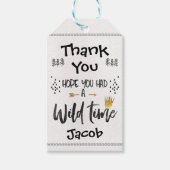 Wild One Verjaardagsgunst Label Cadeaulabel (Voorkant)