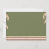 Wild One-verjaardagsuitnodiging Eerste verjaardag Kaart (Achterkant)