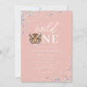 Wild One Viering Eerste Verjaardagsfeest Kaart (Voorkant)