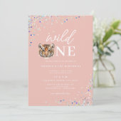 Wild One Viering Eerste Verjaardagsfeest Kaart (Staand voorkant)