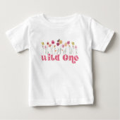 Wild One Wildflower peuter T-shirt (Voorkant)