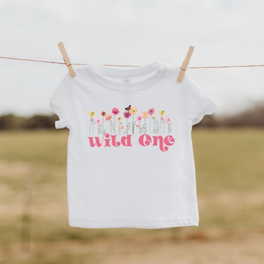 Wild One Wildflower peuter T-shirt