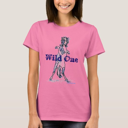 Wild One Women's camo t-shirt (Voorkant)