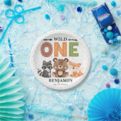 Wild One Woodland 1st Birthday Paper Bord (Feest)