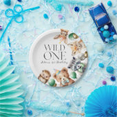 Wild One Woodland 1st Birthday Papieren Bordje (Feest)