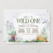 Wild One Woodland Adventure elke dag van de Age Bi Kaart (Voorkant)
